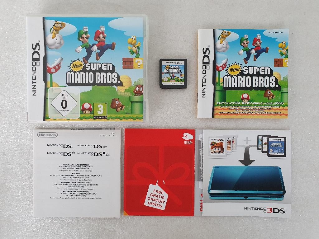 Nintendo DS: New Super Mario Bros, Avontuur en Actie, Gebruikt, 1 speler, Ophalen of Verzenden