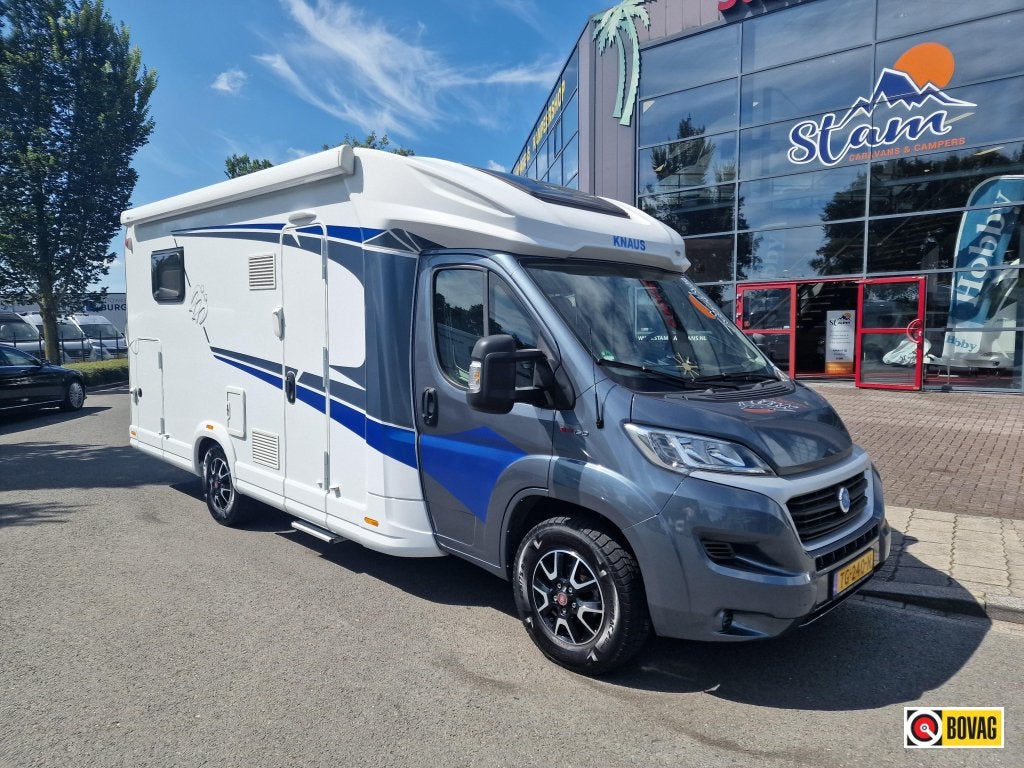 Knaus Live 650 MX Queensbed hefbed, Koelkast, Standaard zit, Ringverwarming, Fiat