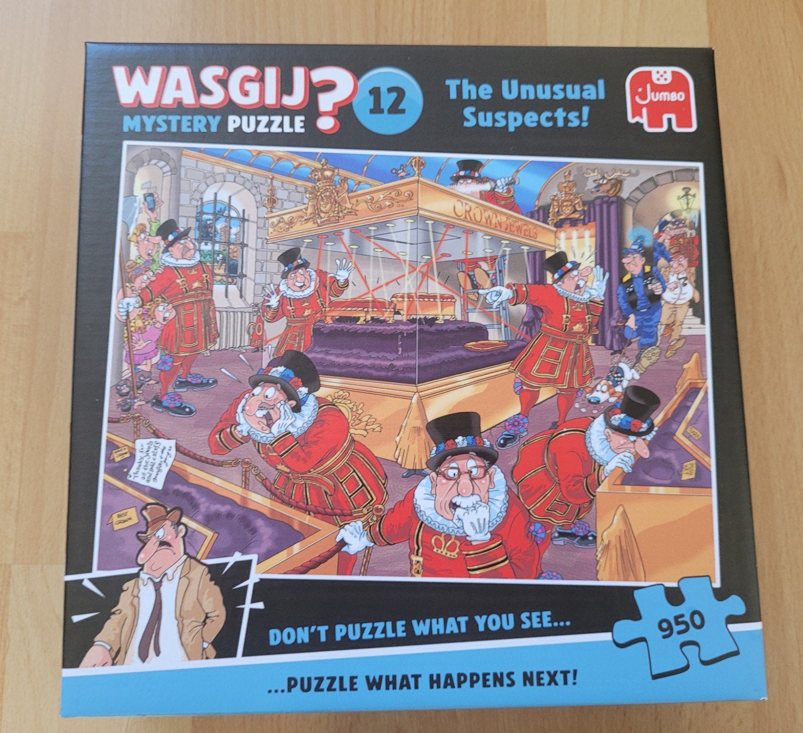 Wasgij? Was Gij Puzzel 12: The usual suspects!, Hobby en Vrije tijd, Denksport en Puzzels, Ophalen of Verzenden, 500 t/m 1500 stukjes