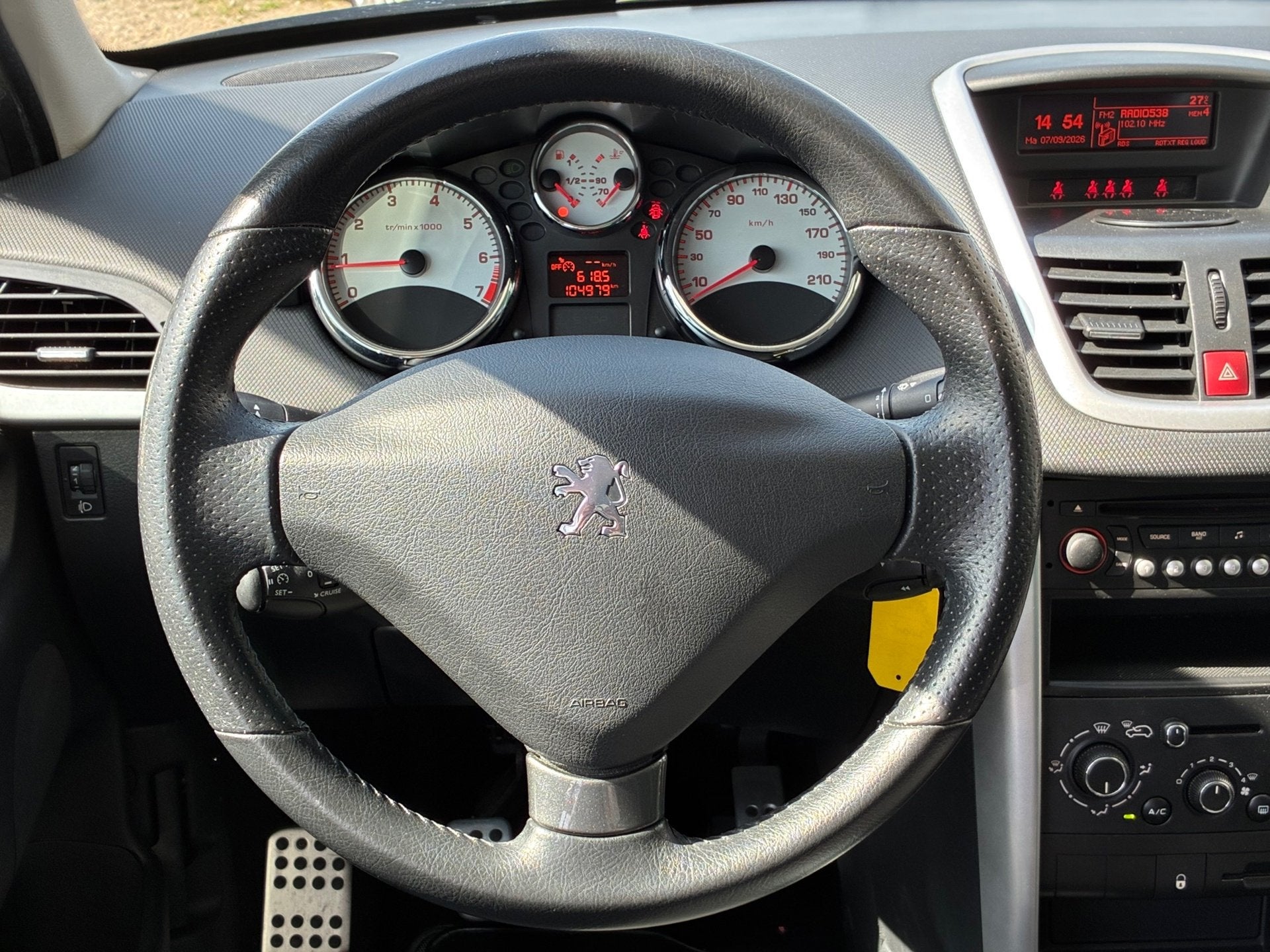 Peugeot 207 SW 1.4 VTi Sportium|1e Eigenaar|NAP|Airco|Cruise, Voorwielaandrijving, Euro 5, Gebruikt, Zwart