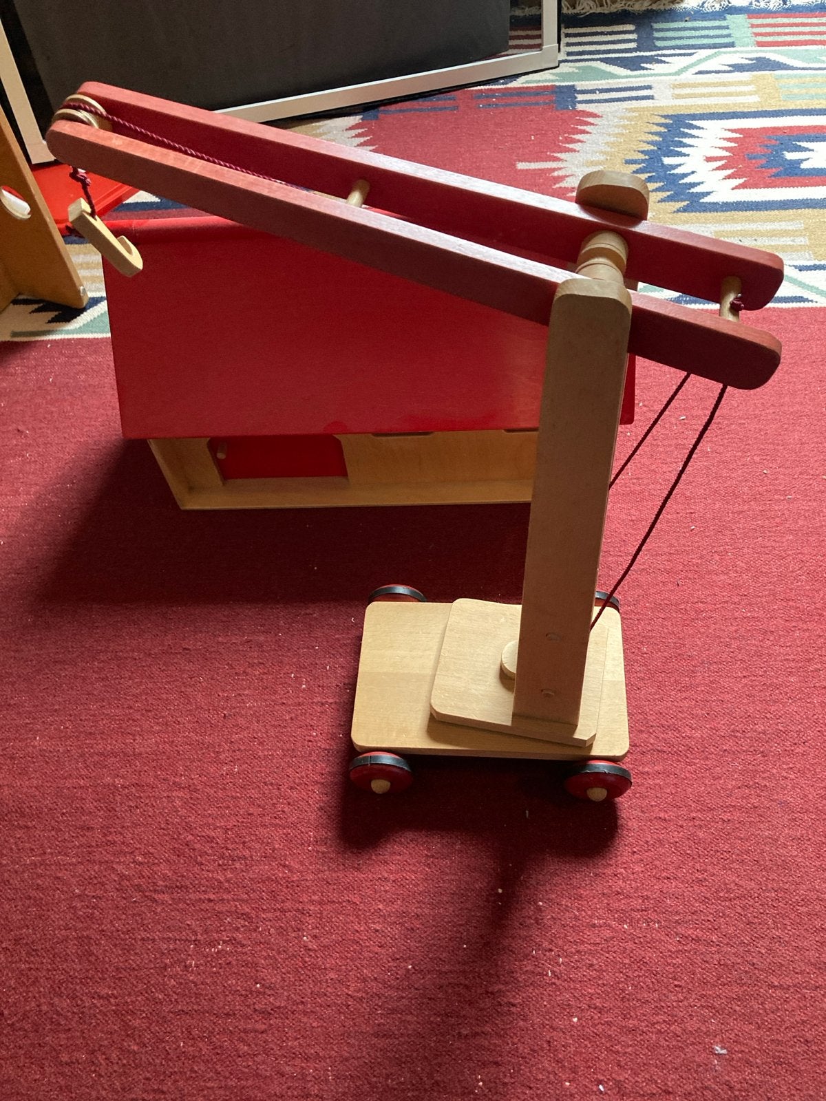 Houten speelgoedkraan van Broem, Ophalen, Gebruikt, Overige typen