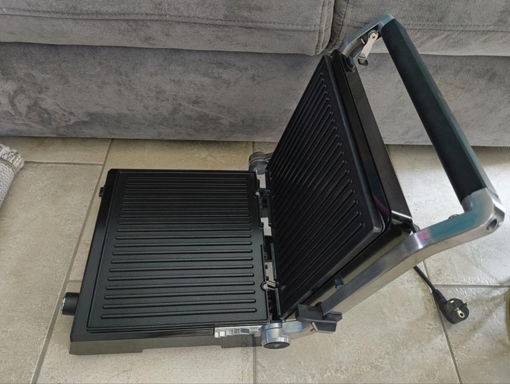 Kitchen Brothers Contactgrill - Zo goed als nieuw, Witgoed en Apparatuur, Contactgrills, Ophalen of Verzenden, Uitneembare platen