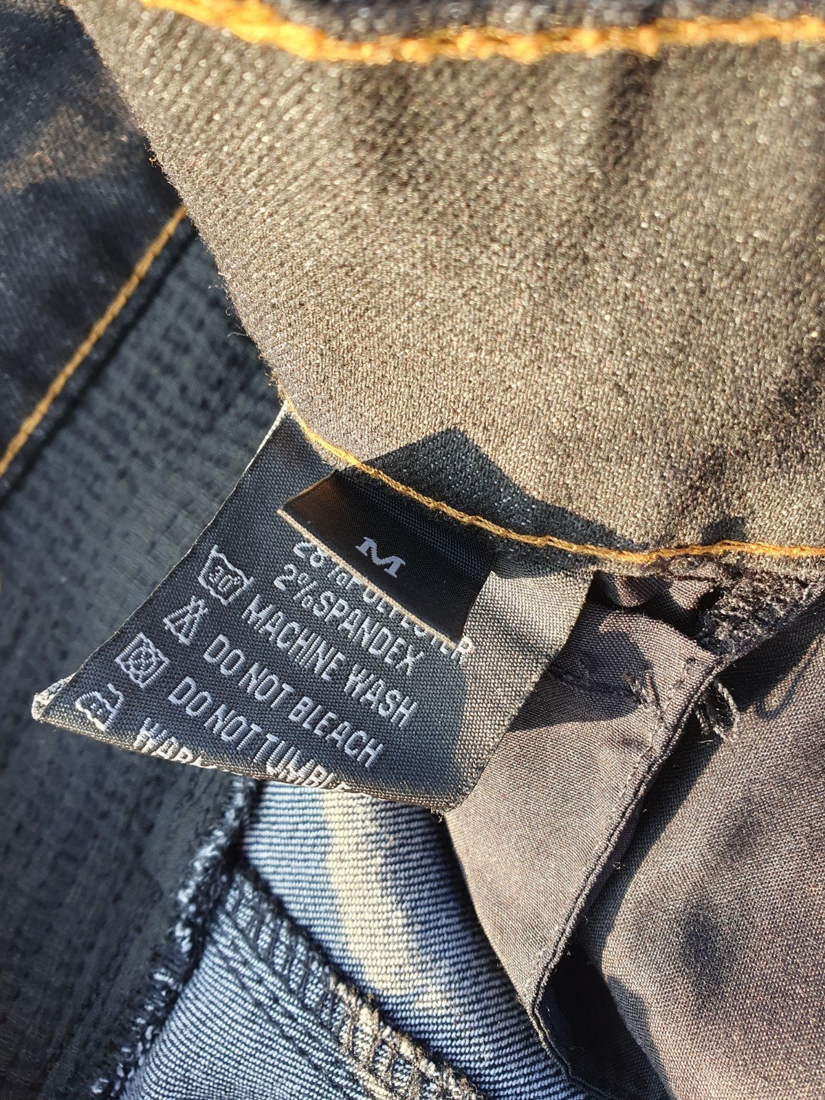 Motorbroek spijkerbroeklook, Ophalen, Tweedehands, Broek | textiel