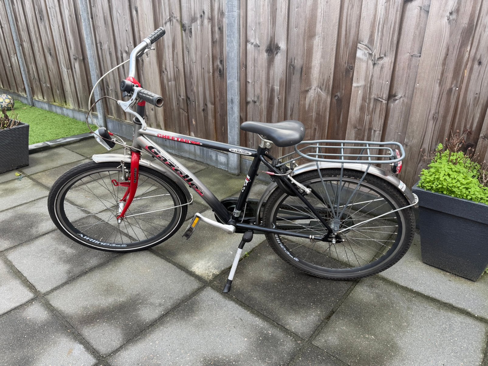 Jongens fiets gazelle, Terugtraprem, Gebruikt, Handrem, Ophalen