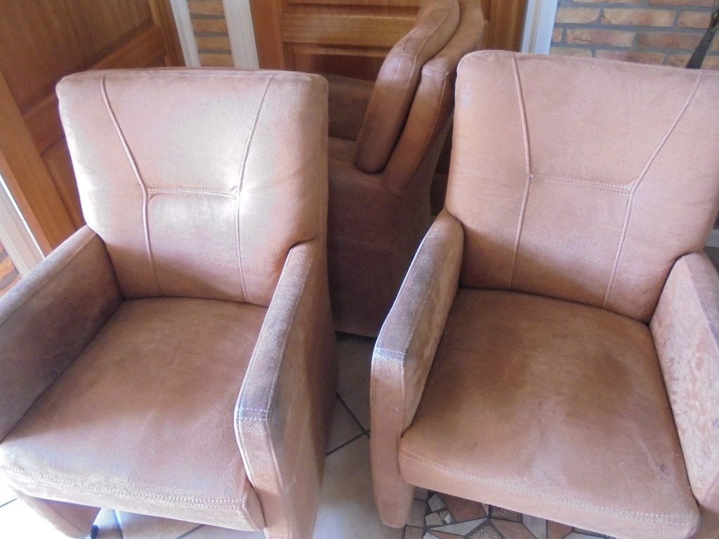 4 stoelen op wielen, Ophalen, Overige materialen, Gebruikt, Overige kleuren