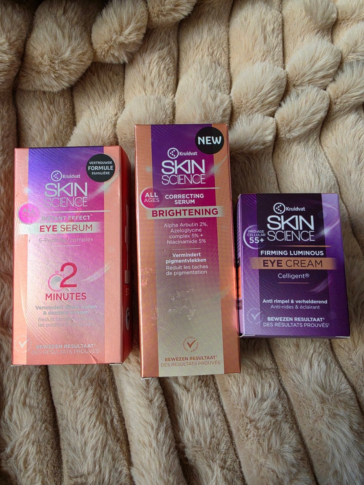 Kruidvat Skin Science Huidverzorgingsset (3 stuks), Ophalen of Verzenden, Nieuw, Gehele gezicht, Verzorging