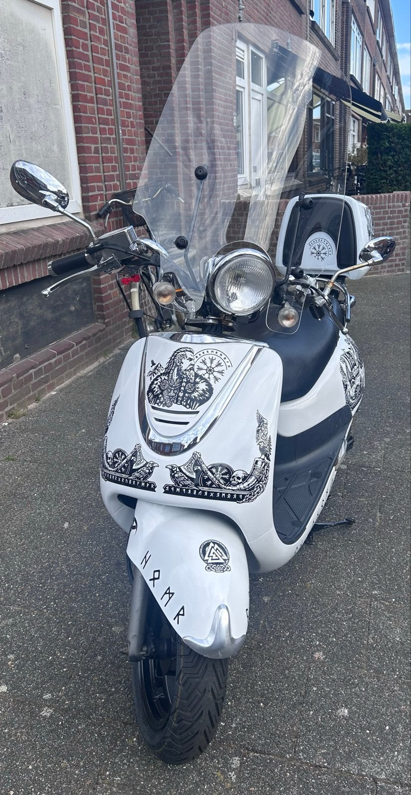 Sym Allo - Zo goed als nieuw met unieke bestickering!, Ophalen, Zo goed als nieuw, SYM