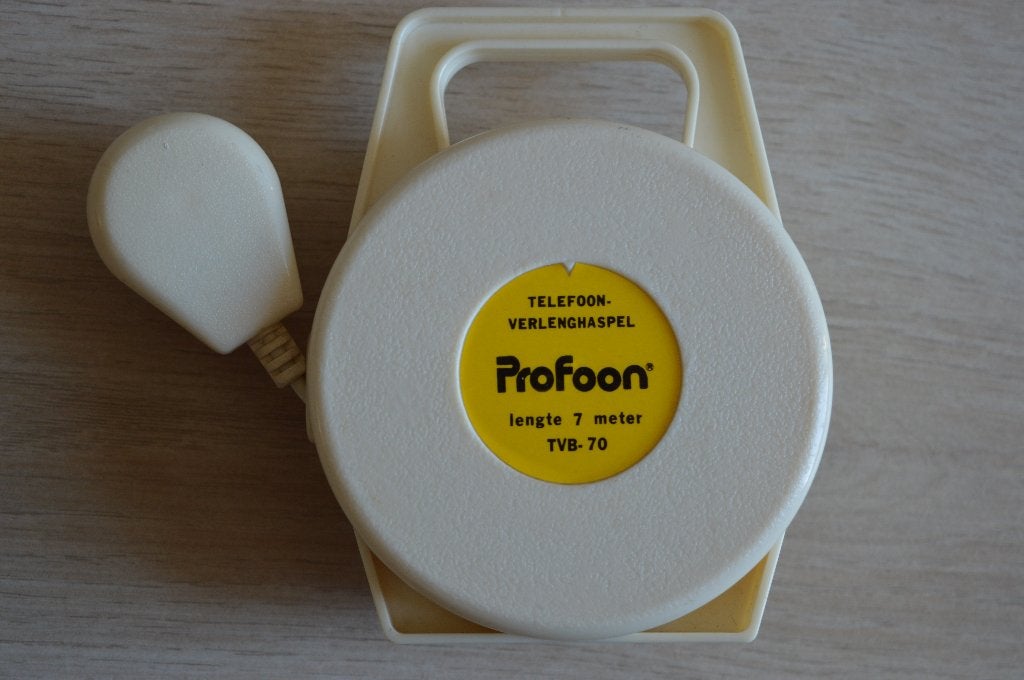 Profoon telefoon verlenghaspel 7 meter, Ophalen of Verzenden, Zo goed als nieuw