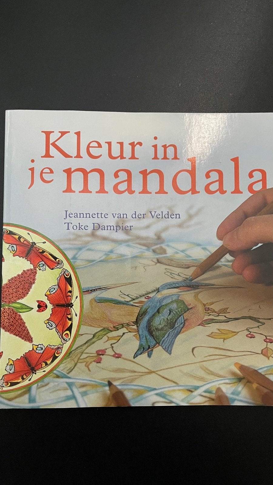 Kleur in je mandala - Jeannette van der Velden & Toke Dampie, Boeken, Ophalen of Verzenden, Gelezen, Tekenen en Schilderen