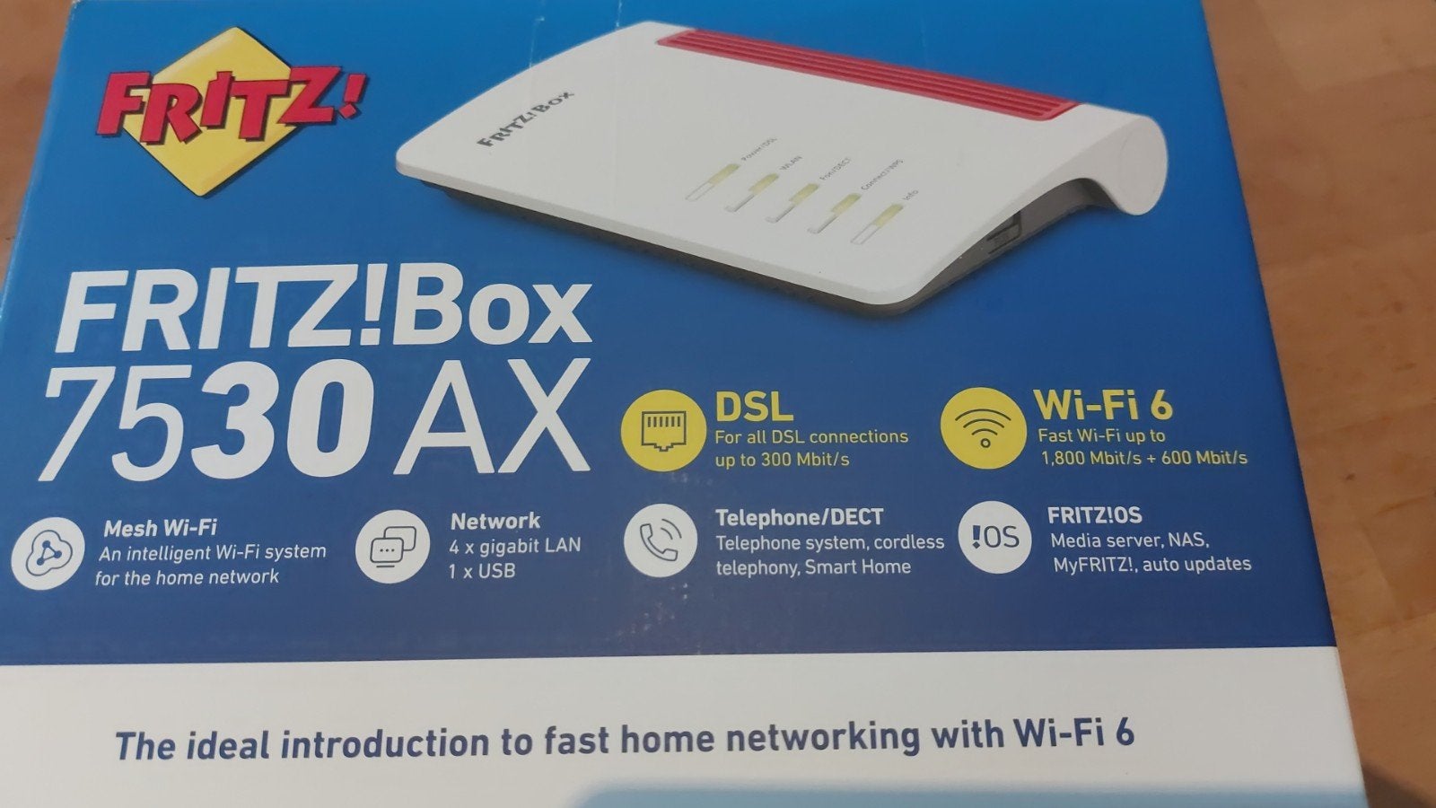 FRITZ!Box 7530 AX Router - Zo goed als nieuw met Wi-Fi 6, Computers en Software, Routers en Modems, Ophalen of Verzenden, Zo goed als nieuw