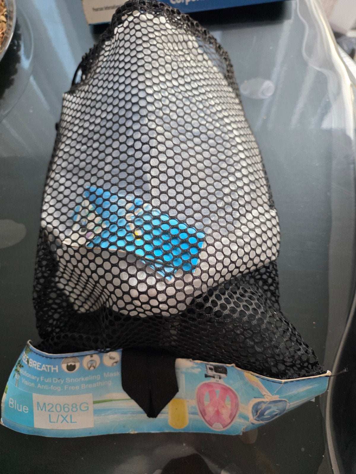 Volgelaats snorkelmasker L/XL - Nieuw, Ophalen of Verzenden