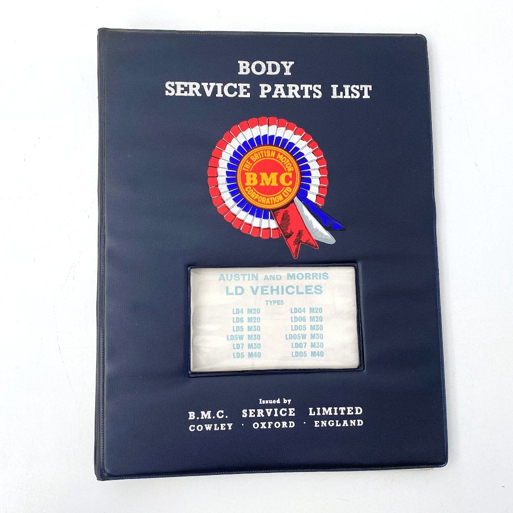 Austin / Morris LD vehicles (vans) service parts list 1965, Verzenden
