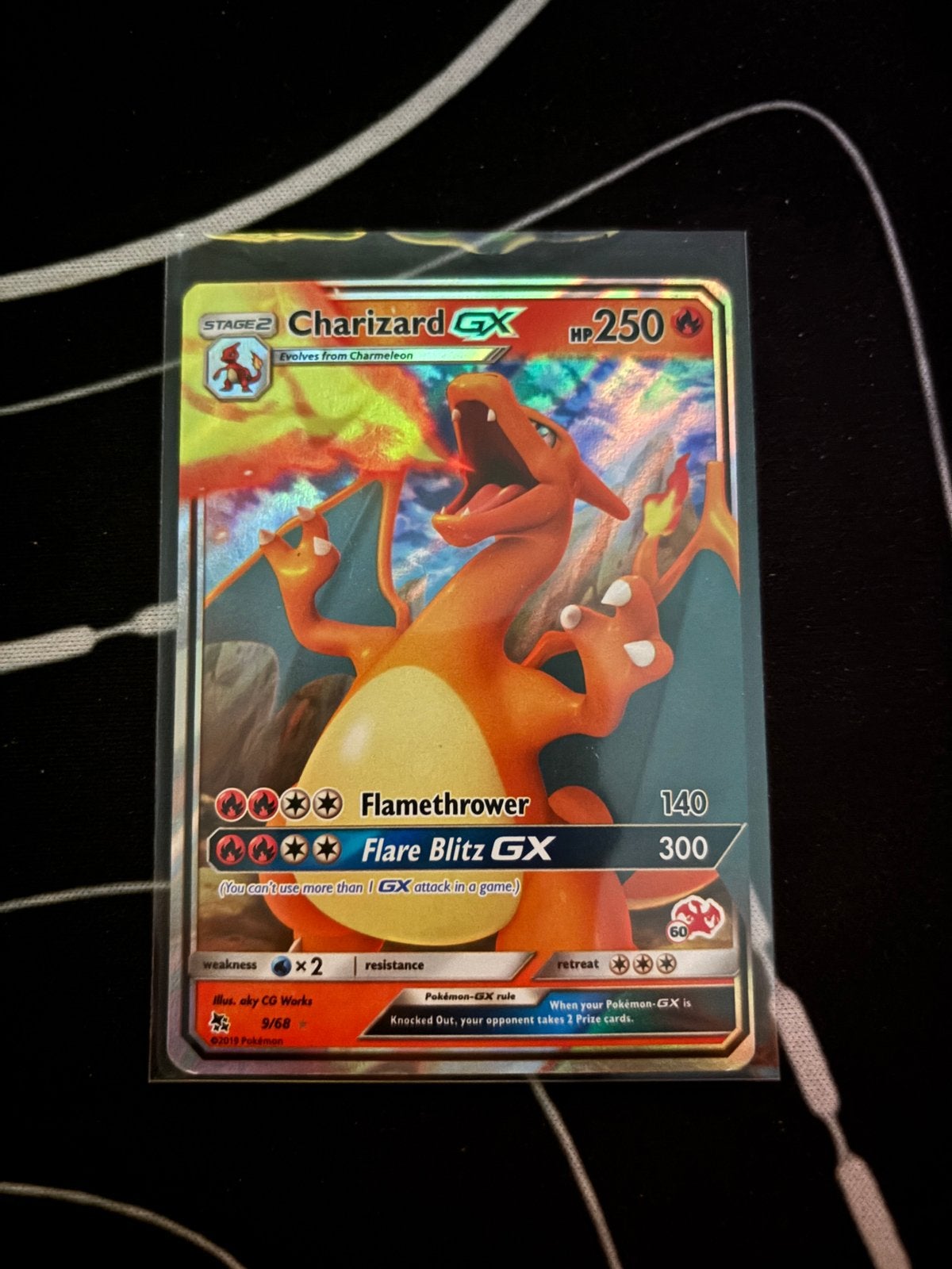 Charizard GX - Pokemon kaart, Verzenden, Zo goed als nieuw, Losse kaart