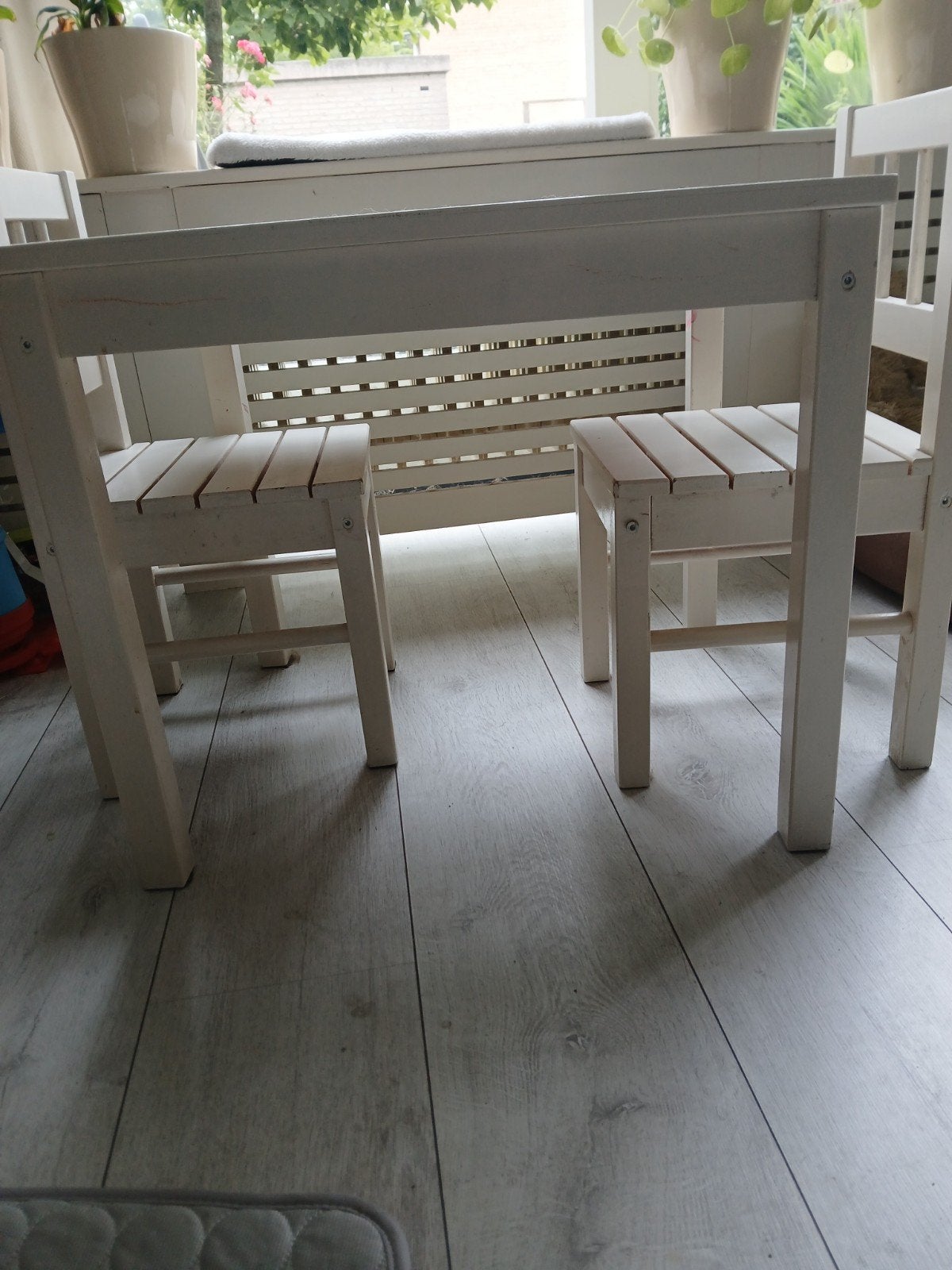 Tafeltje met 2 stoeltjes, Ophalen, Gebruikt, Tafel(s) en Stoel(en)