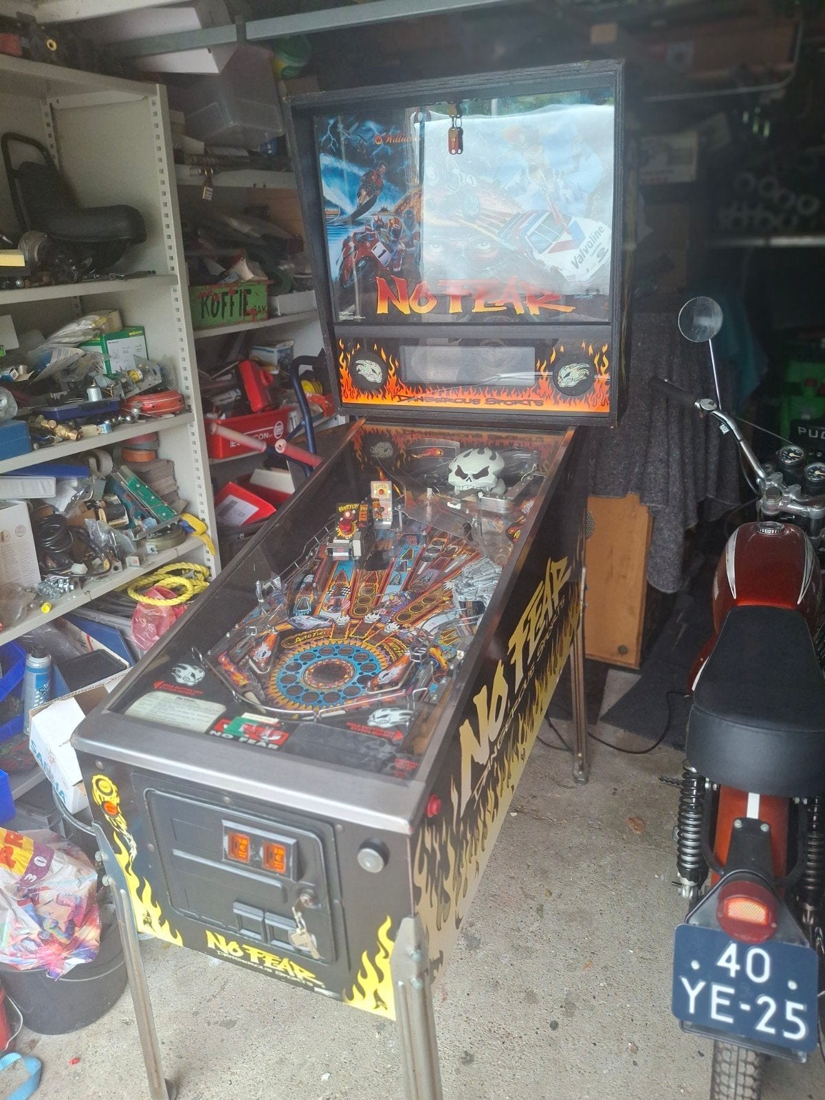 no fear opknapper, Verzamelen, Automaten | Flipperkasten, Ophalen, Flipperkast