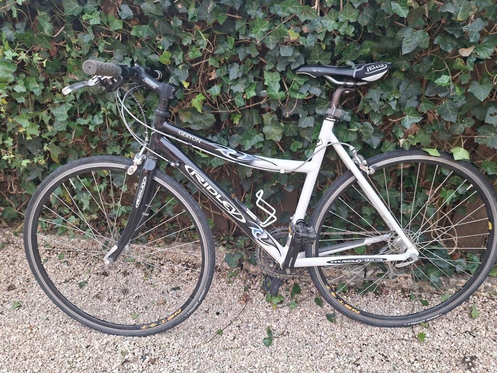 Ridley Geryon Hybride Fiets - Zwart/Wit, Overige merken, 28 inch, Gebruikt, Aluminium