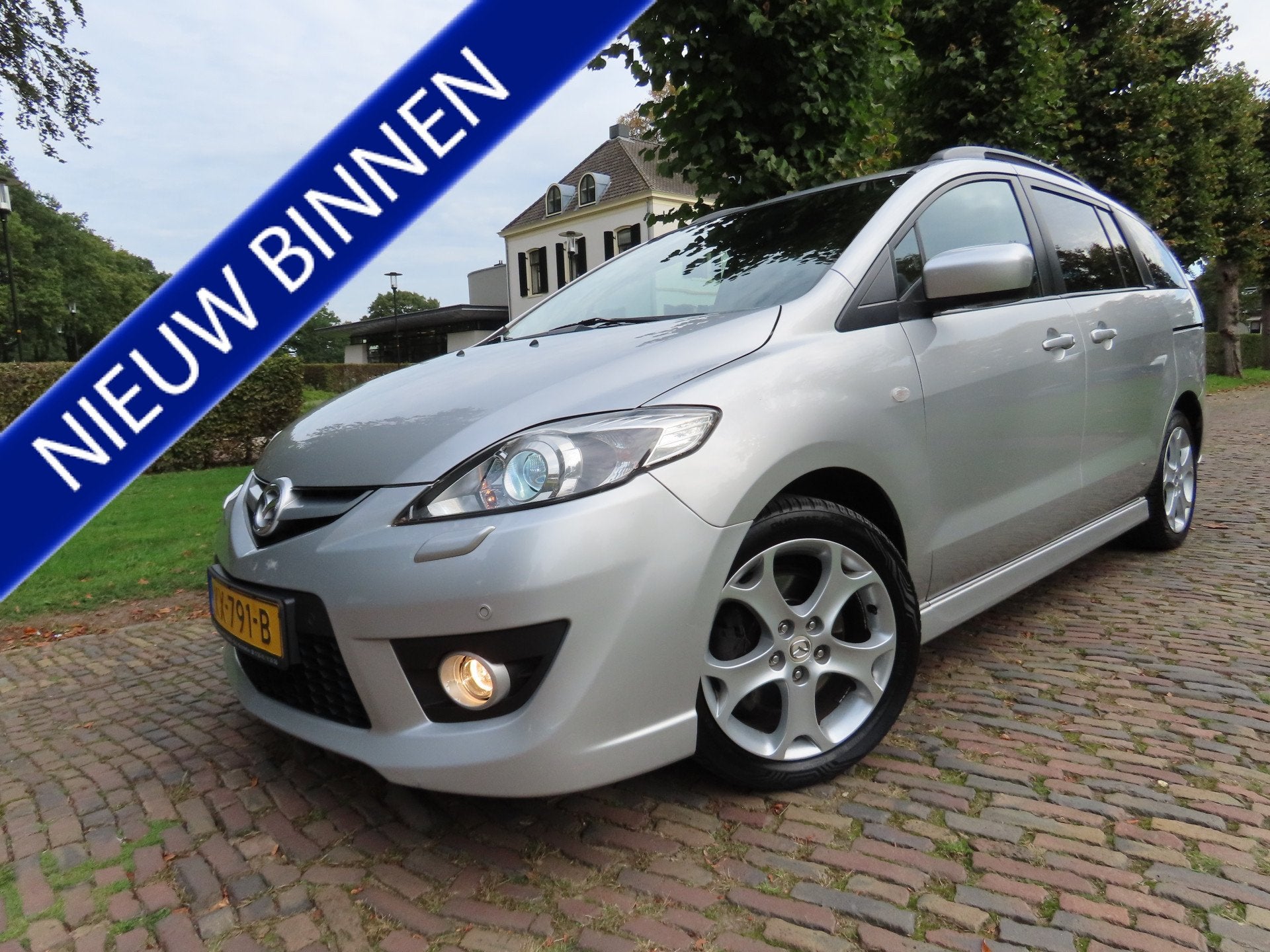 Mazda 5 2.0 Katano 7 Persoons Automaat 2 X Electrische Schui, 145 pk, Gebruikt, Zwart, 4 cilinders