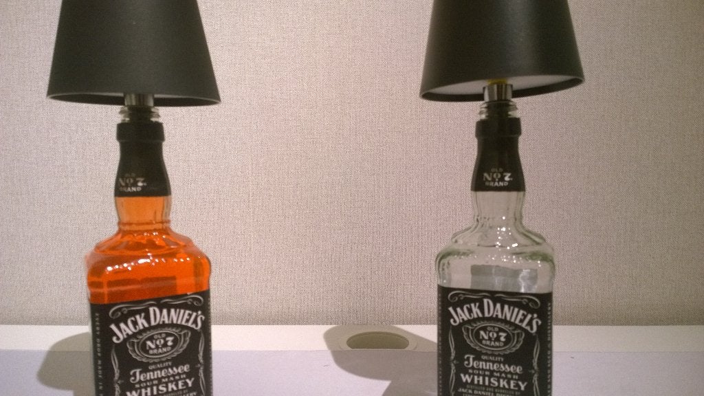 Jack Daniel's Tafellampje, Nachtlampje, Ophalen, Wit, E27 (groot), Draadloos
