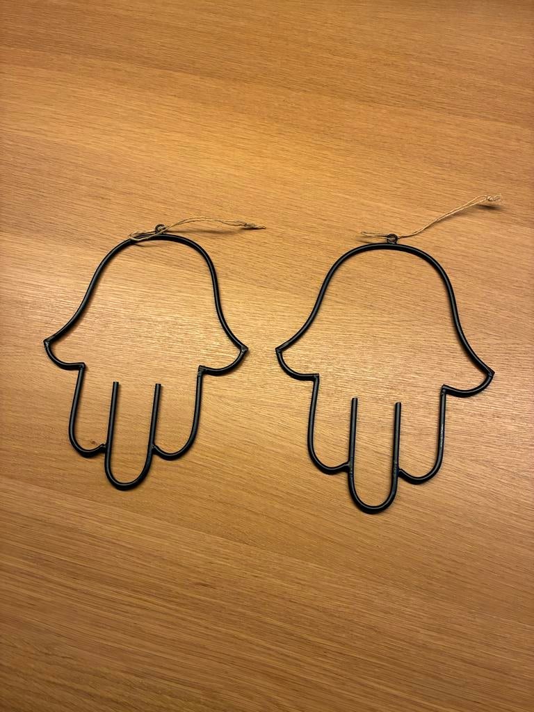 Set van 2 decoratieve Hamsa handjes, Huis en Inrichting, Ophalen of Verzenden, Nieuw