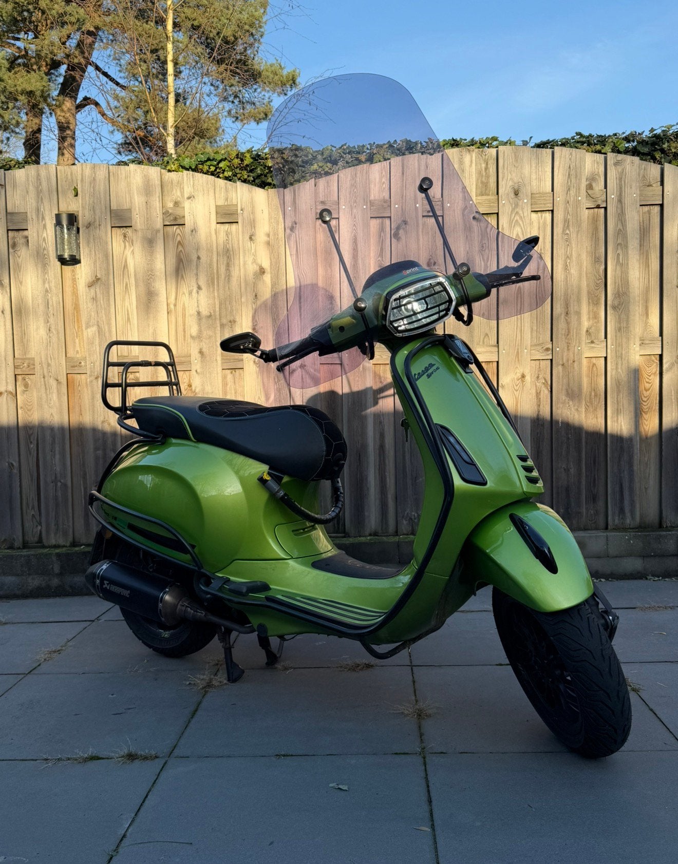 Vespa Sprint | Akrapovic | Full Option, Fietsen en Brommers, Ophalen, Gebruikt, Overige modellen, Maximaal 45 km/u