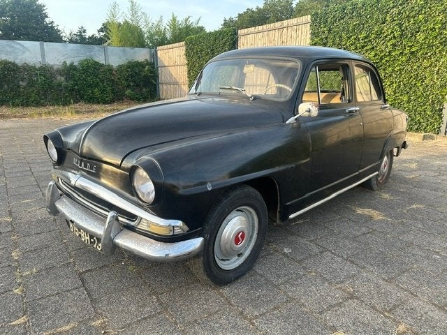 Simca Aronde 1957 1e eigenaar, Auto's, Oldtimers, Overige merken, Zwart, Handgeschakeld, Grijs