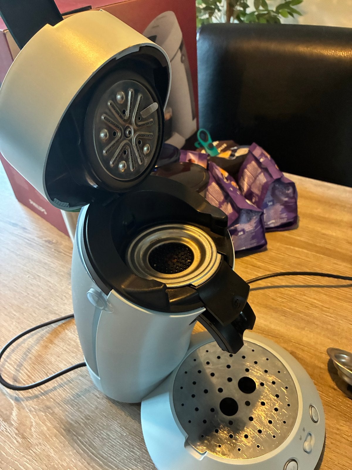 Philips Senseo Original Plus Koffiezetapparaat met accessoir, Ophalen, Koffiemachine, Zo goed als nieuw, 2 tot 4 kopjes