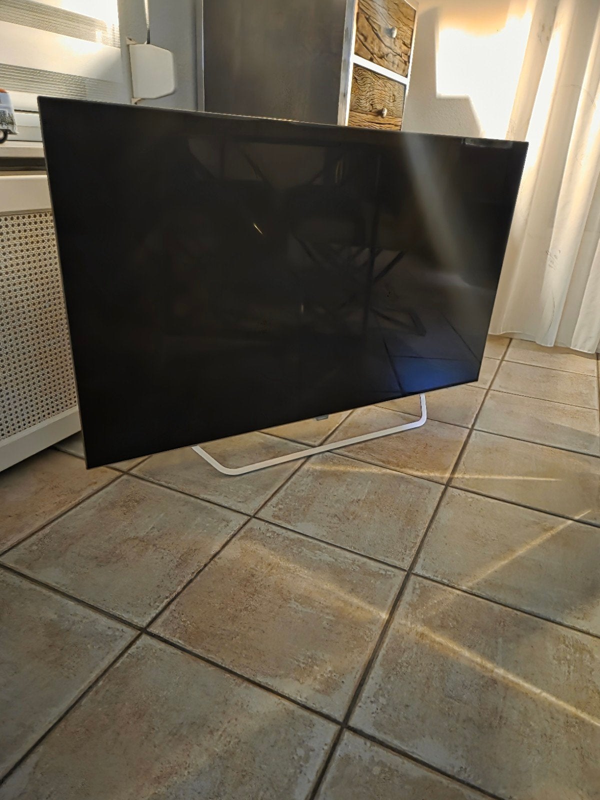 philips tv 55 inch, Ophalen, Philips, Gebruikt, 50 Hz