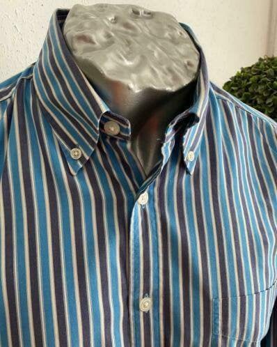 Gant overhemd maat S, Ophalen of Verzenden, Zo goed als nieuw, Blauw, Halswijdte 38 (S) of kleiner
