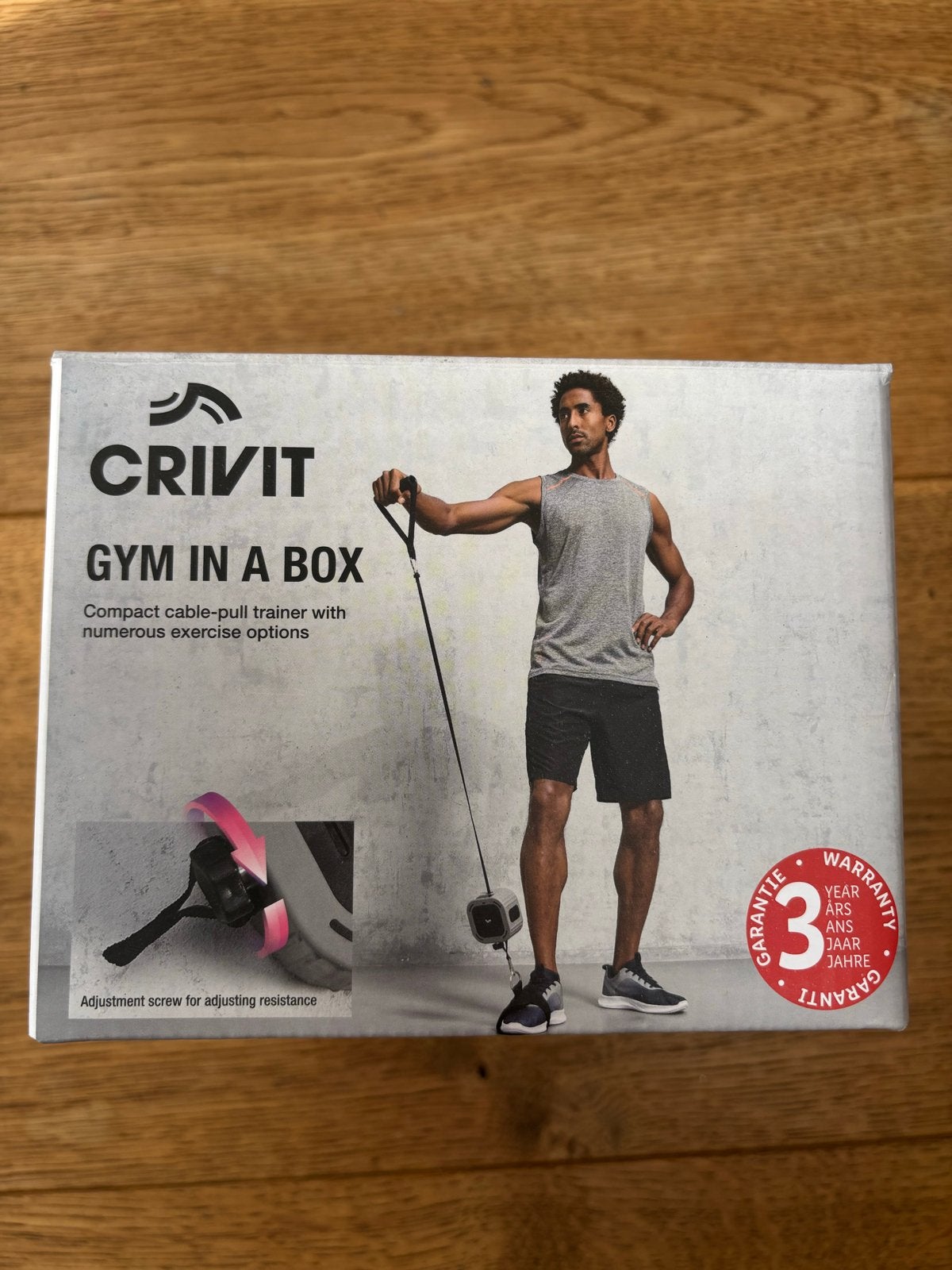 Crivit Gym in a Box - Compacte Kabeltrainer, Sport en Fitness, Ophalen of Verzenden, Nieuw, Benen, Overige typen