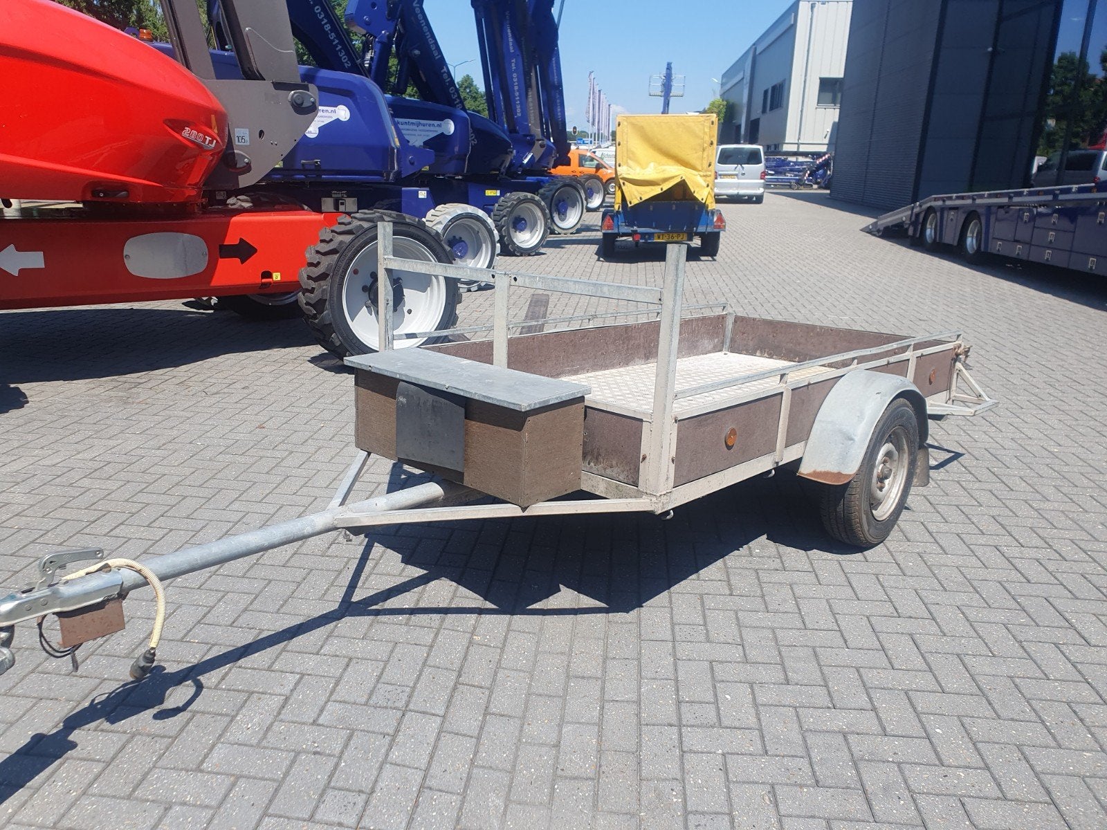 enkelas Ongeremd 250x130 beresterk nu 499euro, Auto diversen, Aanhangers en Bagagewagens, Ophalen of Verzenden, Nieuw