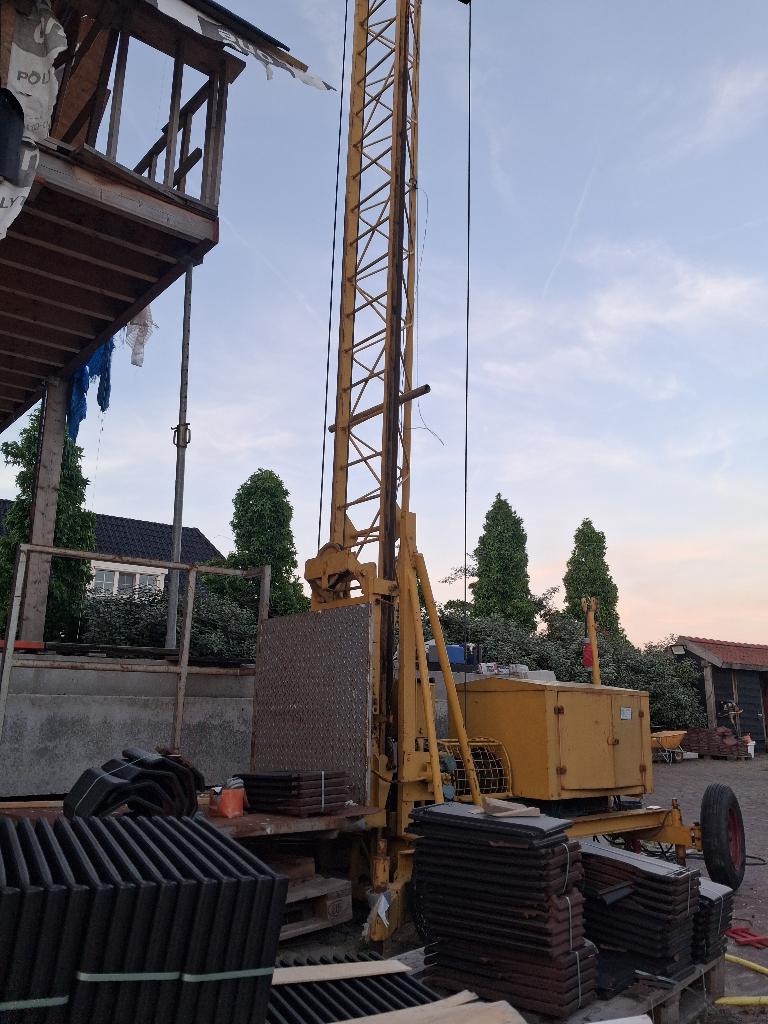Bouwlift (goederenlift), Ophalen, Gebruikt