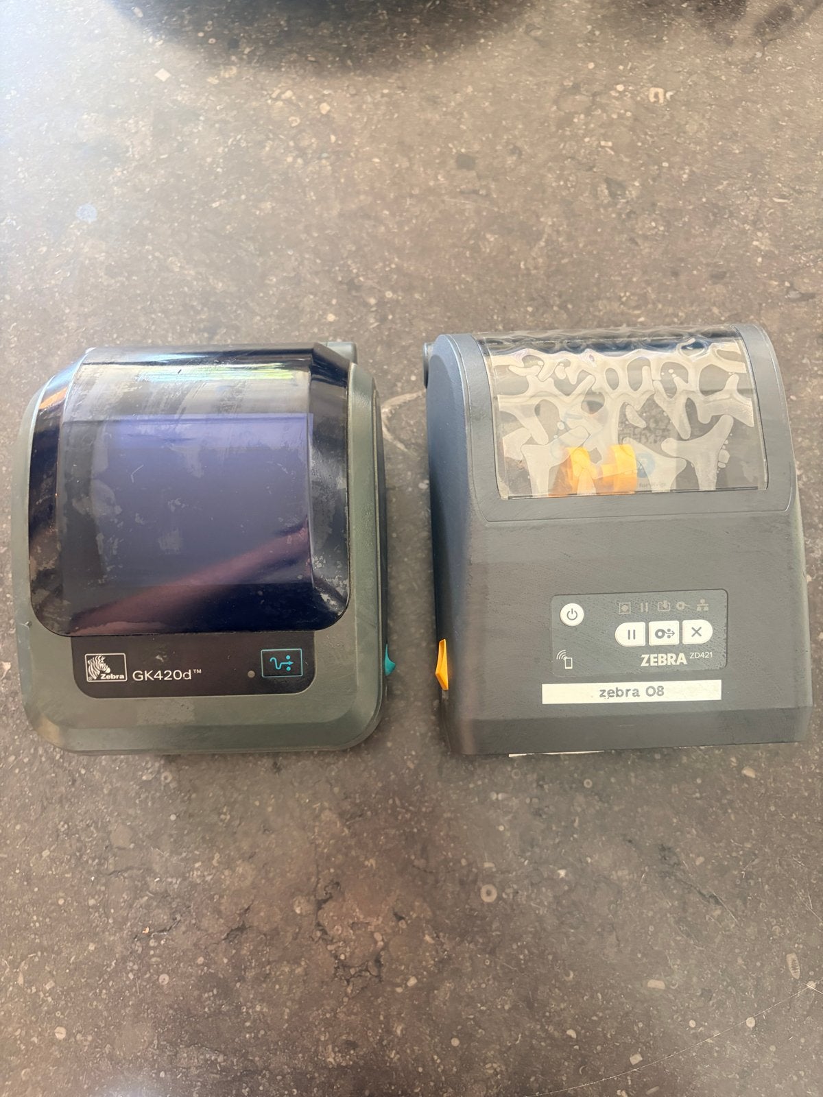 Zebra GK420d en Zebra ZD421 Labelprinters, Computers en Software, Ophalen of Verzenden, Gebruikt, Etiket