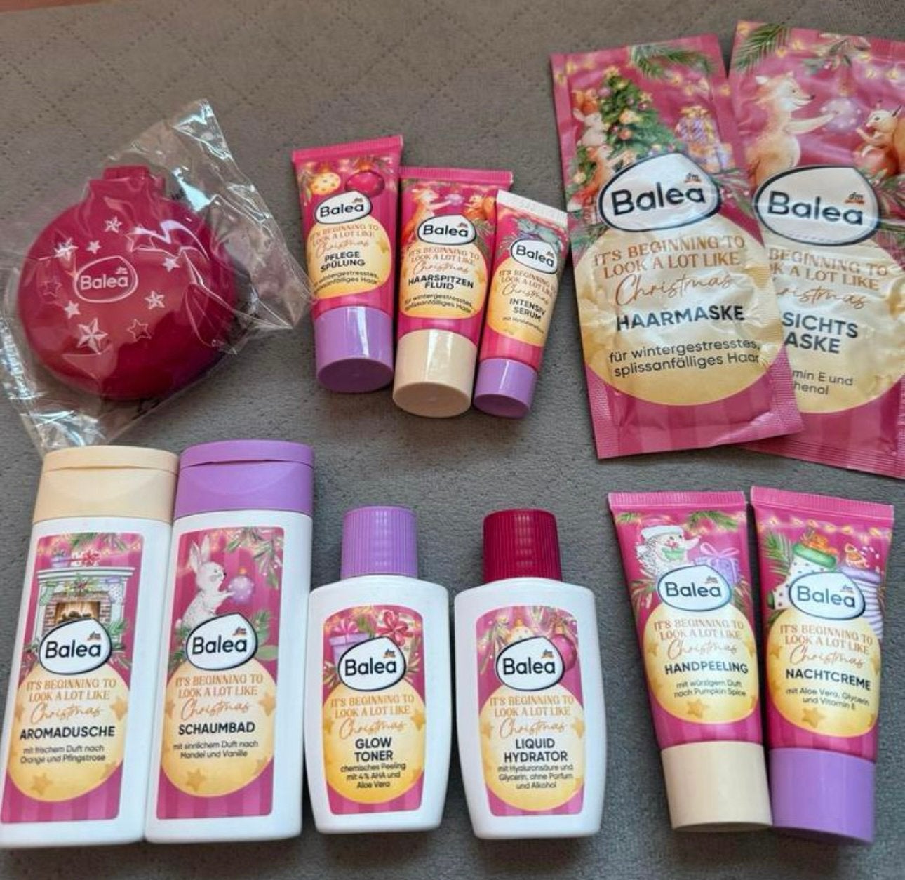 Balea Skin Care, Body & Hair set (AHA, Vit E, hyaluron), Ophalen of Verzenden, Nieuw, Gehele gezicht