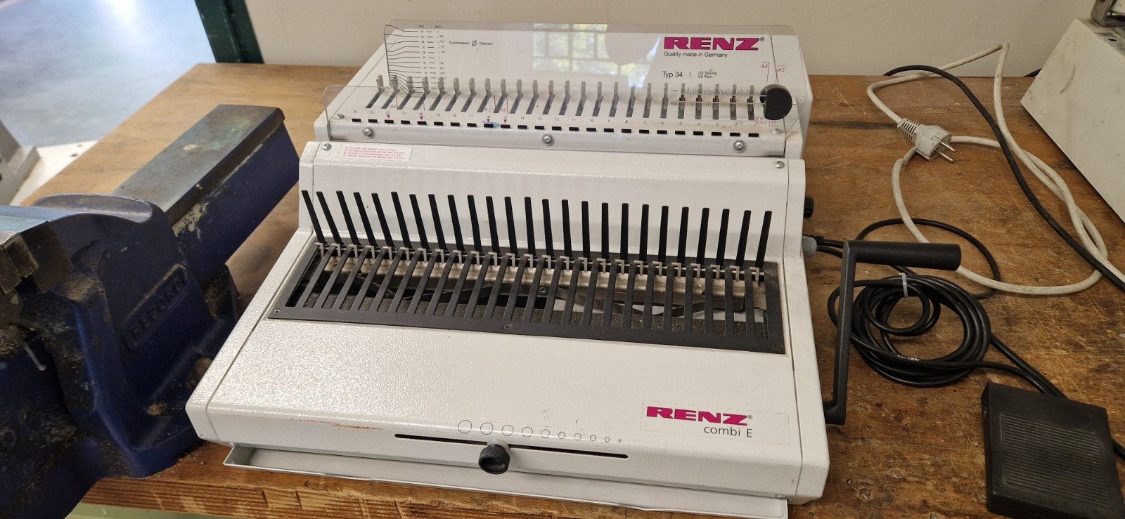 Renz combi E profesionele inbind machine, Ophalen of Verzenden