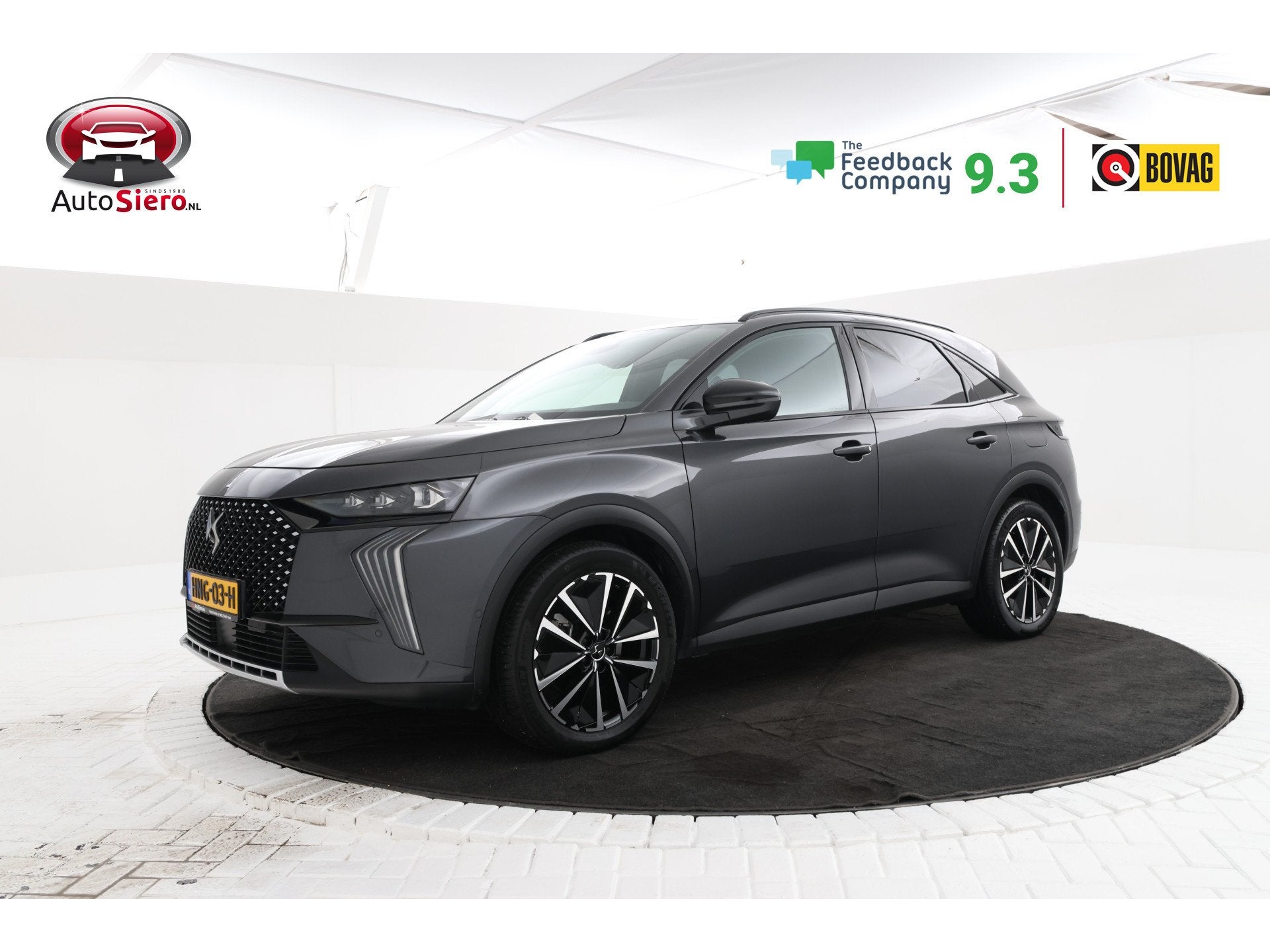 DS 7 E-Tense 300 4x4 Performance Line Volleder Automaat, Pan, Auto's, Automaat, 77 km/l, Gebruikt, Met garantie (alle)