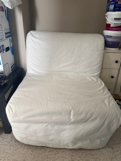 IKEA Slaapfauteuil LYCKSELE HÅVET, Ophalen, Gebruikt, Eenpersoons, 190 cm of minder