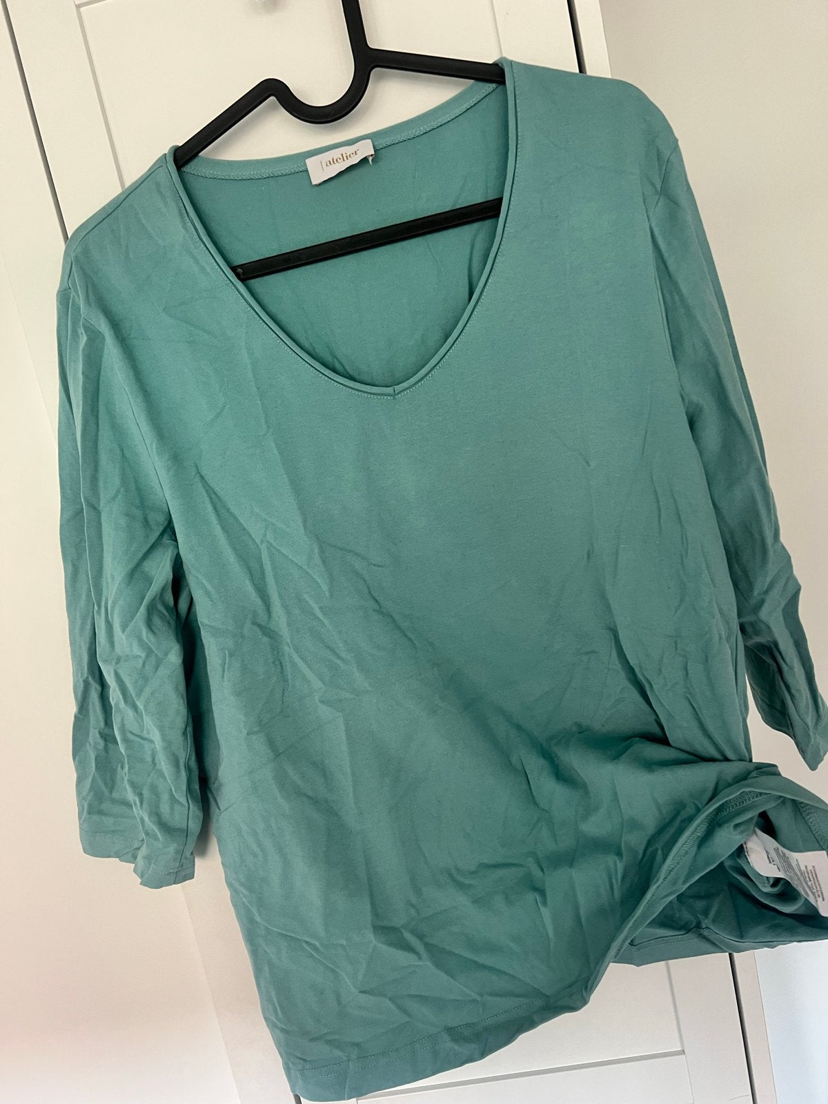 Atelier shirt maat 42, mooie stof!!, Maat 42/44 (L), Ophalen of Verzenden, Zo goed als nieuw, Lange mouw