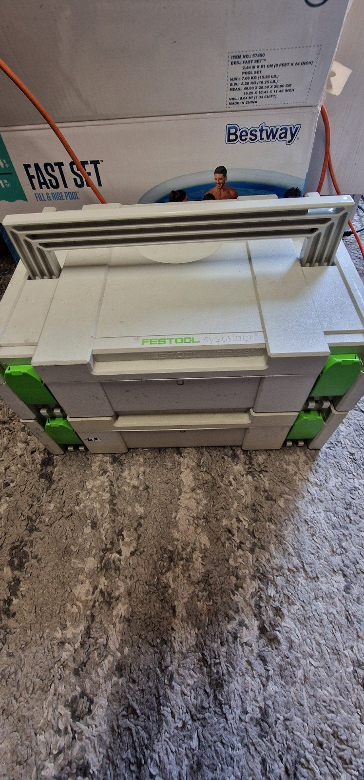 2 stuks Festool koffers met montagemateriaal voor meubels, Ophalen of Verzenden, Gevuld, Gebruikt