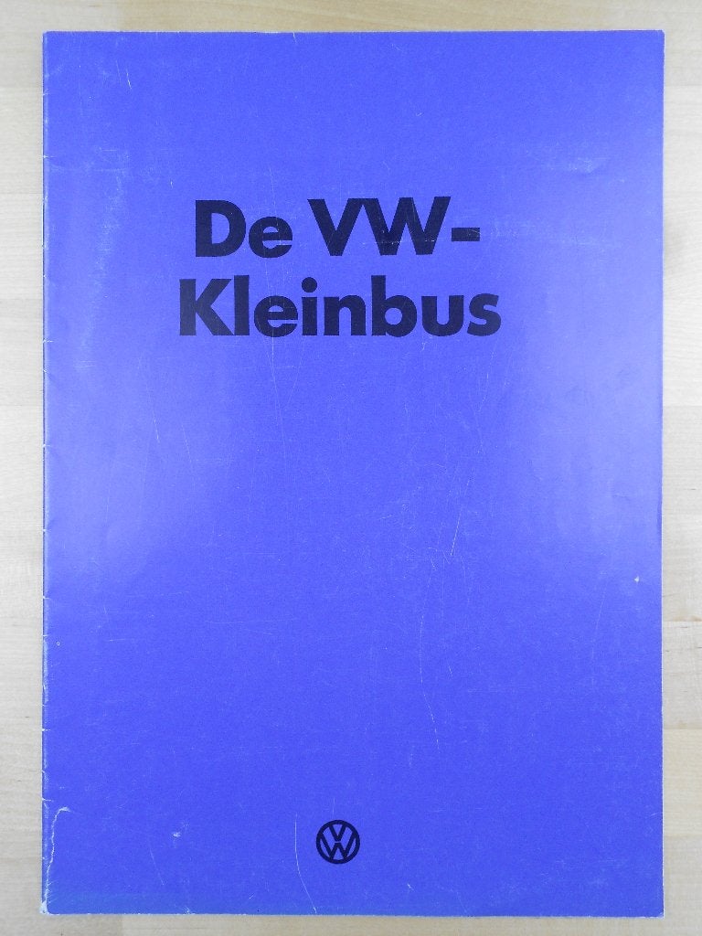 Volkswagen Kleinbus T2 Brochure 1975 Transporter VW, Volkswagen, Ophalen of Verzenden, Zo goed als nieuw, Volkswagen