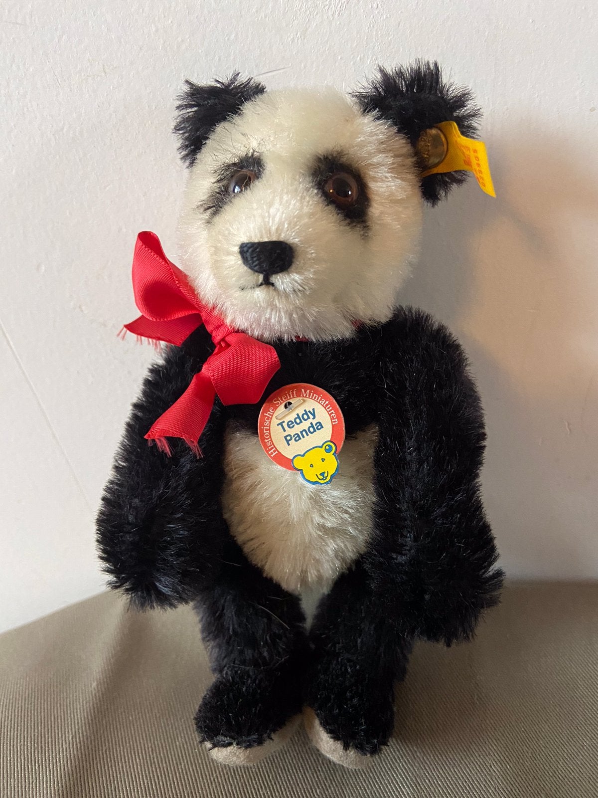 Steiff Teddy Panda, 029905, Ophalen of Verzenden, Zo goed als nieuw, Stoffen beer, Steiff