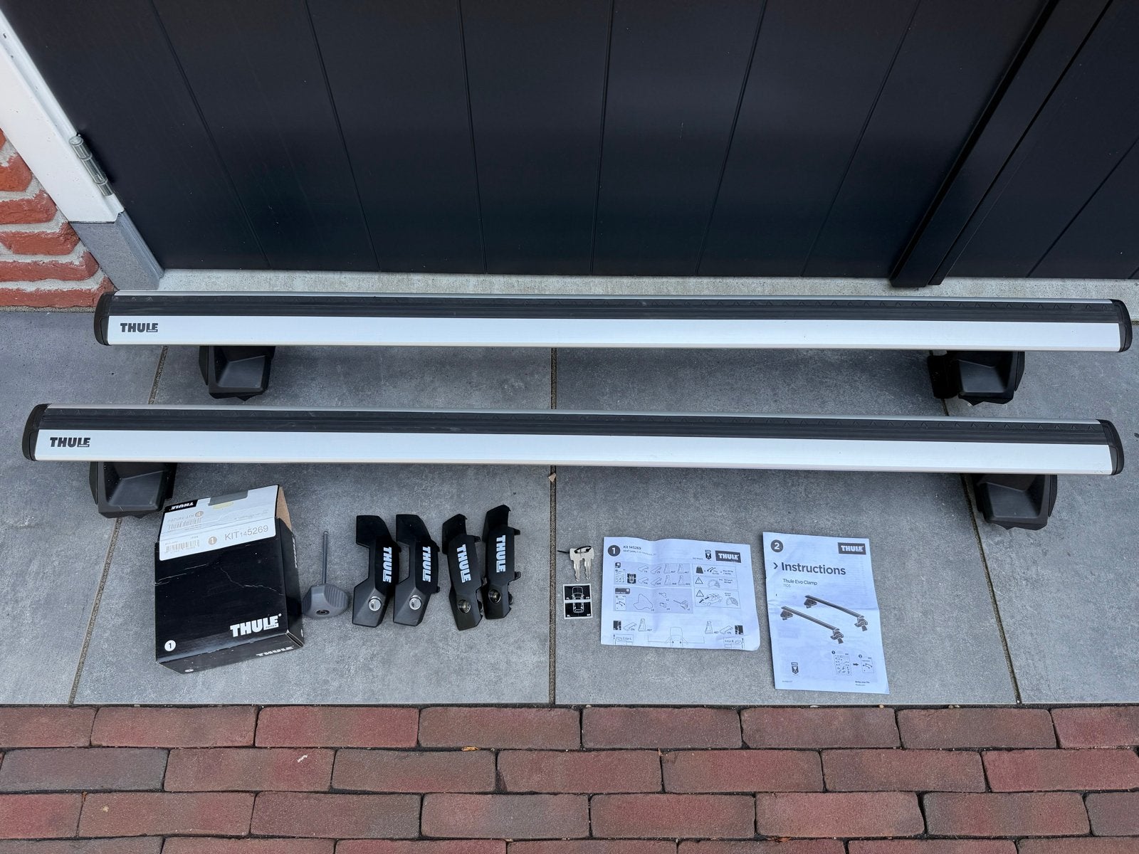 Thule Wingbar dakdrager set Seat Leon hatchback 20-, Auto diversen, Dakdragers, Ophalen, Zo goed als nieuw