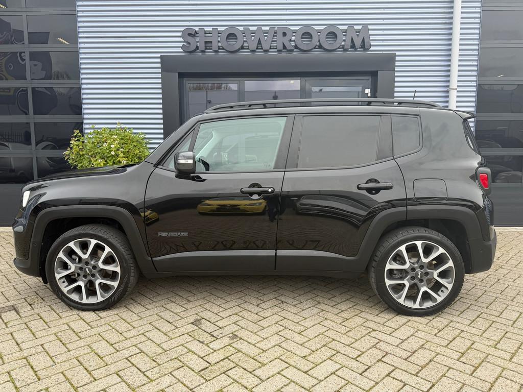 Jeep RENEGADE 4xe 240 Plug-in Hybrid Electric S AUTOMAAT|CAM, Auto's, Jeep, Automaat, Stof, Gebruikt, Zwart