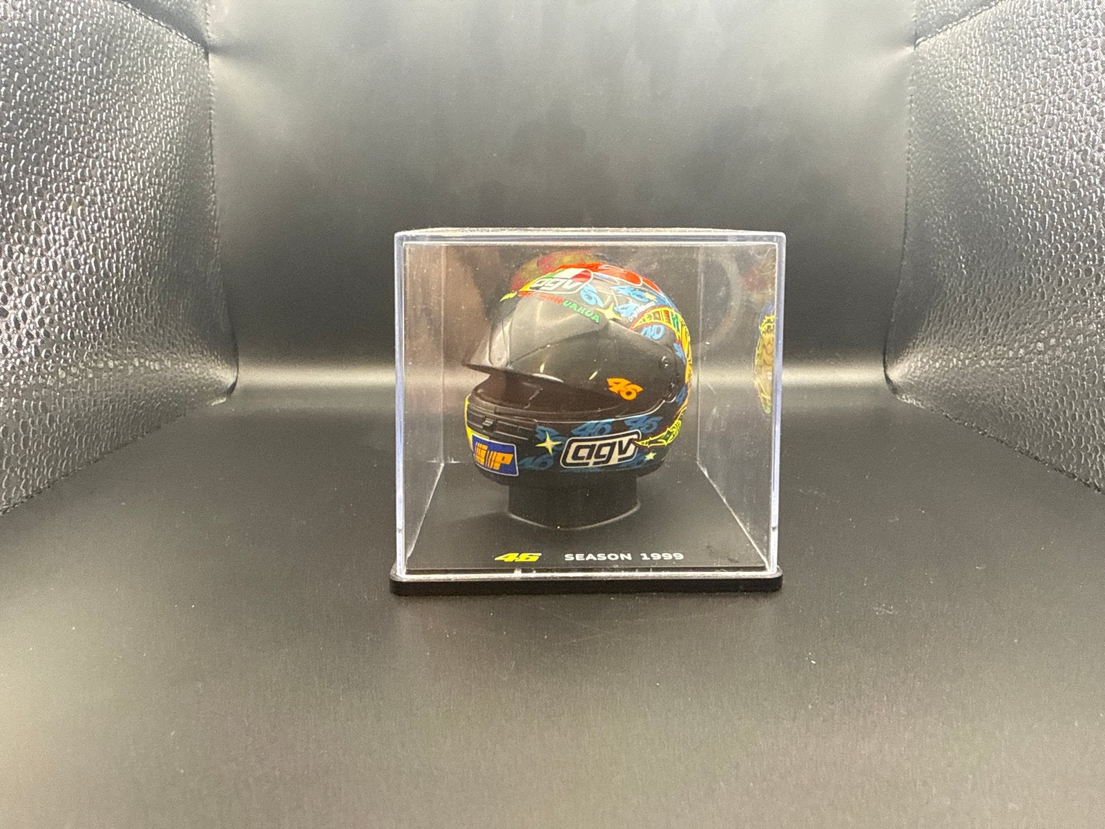 Valentino Rossi AGV Helm Miniatuur Schaal 1:5 - Seizoen 1999, Ophalen of Verzenden, Zo goed als nieuw