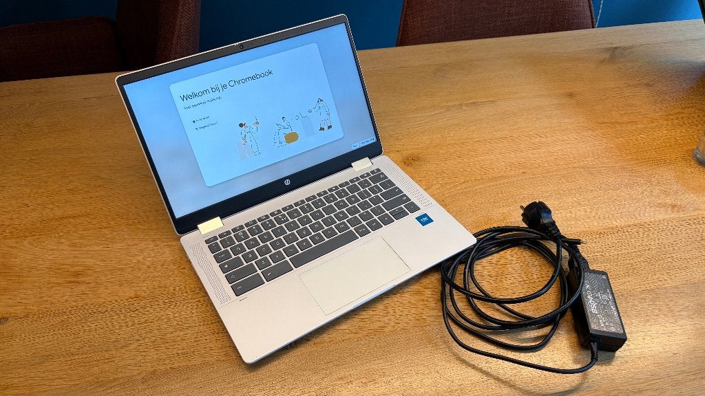 HP Chromebook x360 14b-cd0920nd - 14 inch, touchscreen, Computers en Software, 14 inch, Gebruikt, Qwerty, Touchscreen