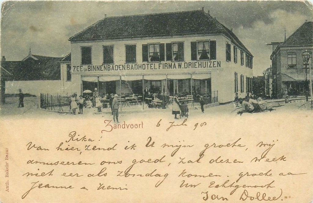 378-369-015 Zandvoort, Ophalen of Verzenden, Voor 1920, Noord-Holland