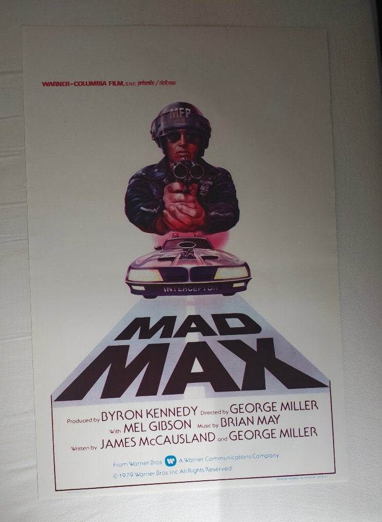 Mad max filmposter, Ophalen, Zo goed als nieuw, A1 t/m A3, Film en Tv