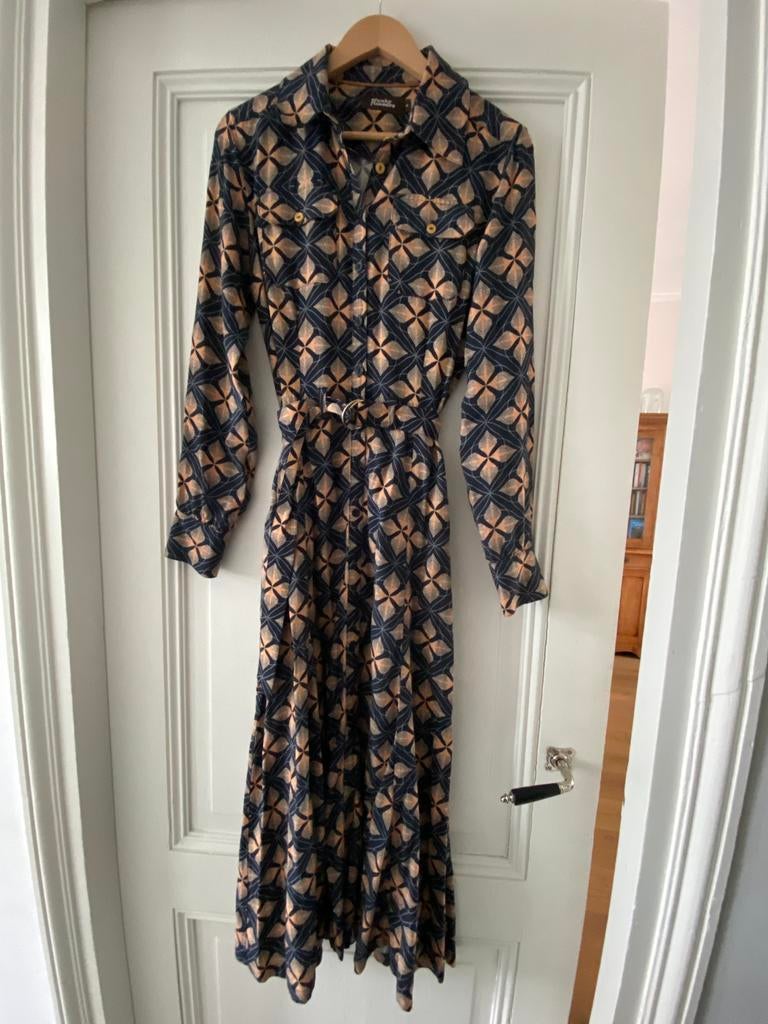 4 Funky flavours jurk maat s maxi, Blauw, Ophalen of Verzenden, Zo goed als nieuw, Maat 36 (S)