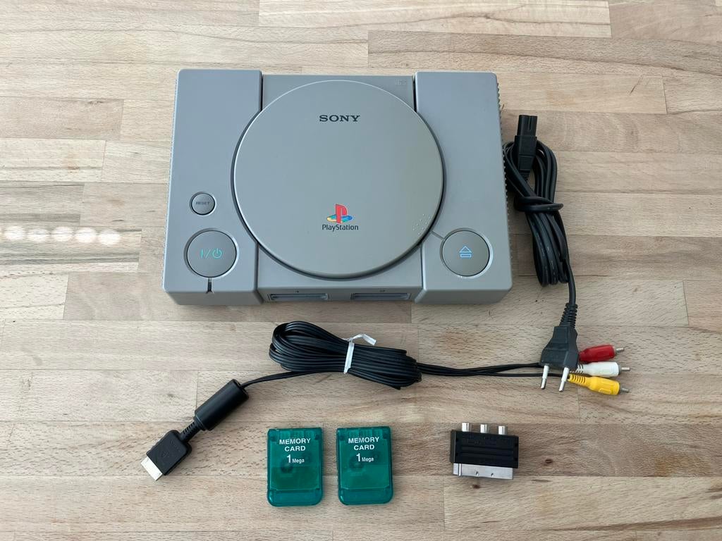 Sony Playstation PS1, Spelcomputers en Games, Spelcomputers | Sony PlayStation 1, Ophalen of Verzenden, Zo goed als nieuw, Zonder controller