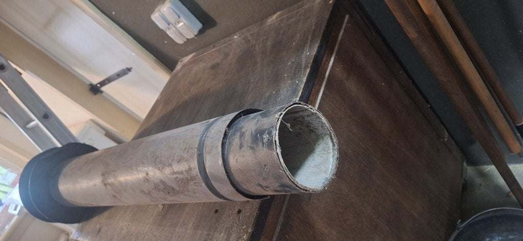 CV pijp voor op het dak, Doe-het-zelf en Verbouw, Ventilatie en Afzuiging, Ophalen, Gebruikt, Afzuiger