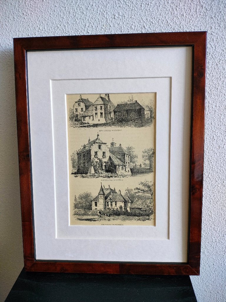 Craandijk Litho Warmelo Havezathe Diepenheim Weldam (123), Ophalen of Verzenden